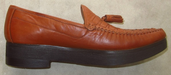 Johnson & Murphy shoe after our mail order shoe lift service.