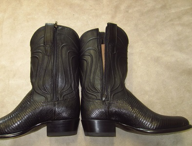 We can add zippers to most cowboy and western boots.