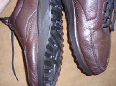 Another photo of SAS shoes resoled with Vibram style #1030