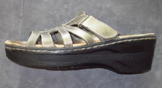 Another photo of a shoe lift for leg length discrepancy