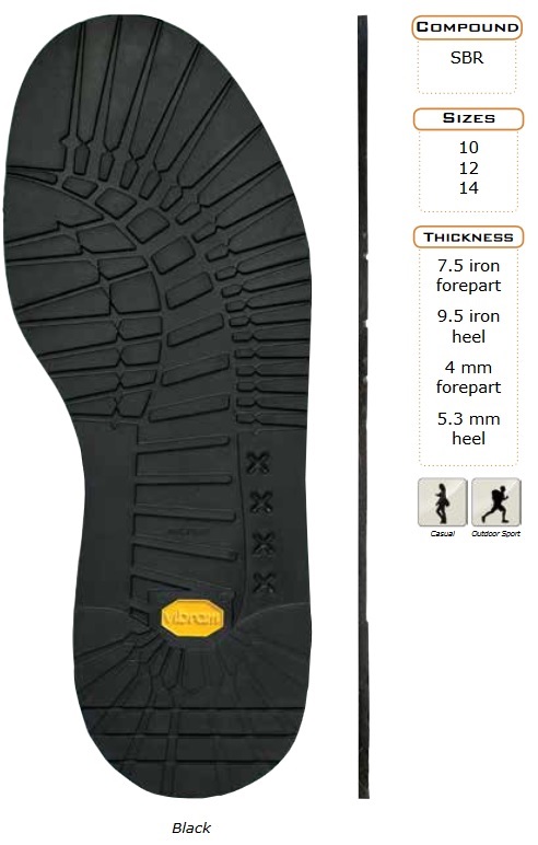 Image of Vibram Athetic sole, #127.